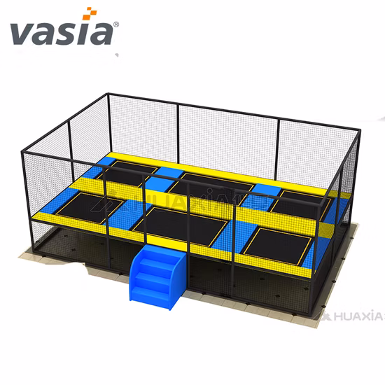 Indoor Foam Pit Sky Zone Wipeout Ninja Warrior Personalizza il grande trampolino commerciale