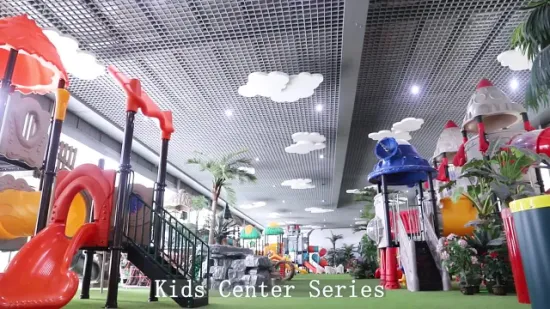 Parco giochi all'aperto Qitele Kidscenter Parco giochi al coperto per bambini in plastica (KID-22201, CD-07X)