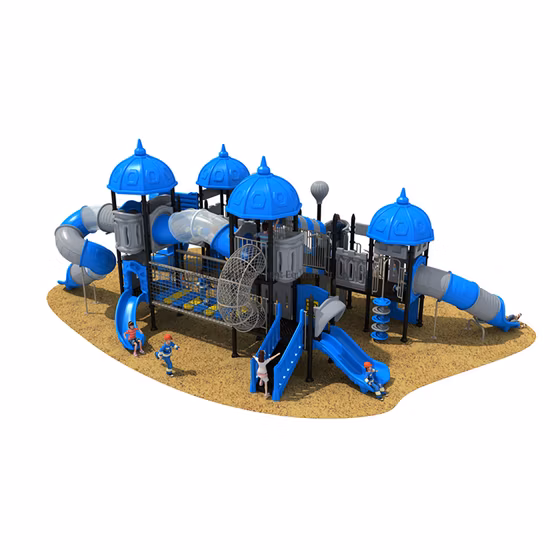 Vendesi moderno e apprezzato parco giochi per bambini all'aperto come un castello da favola