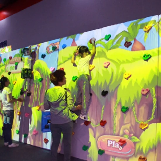 Proiettore di simulazione di arrampicata su parete in realtà aumentata per bambini