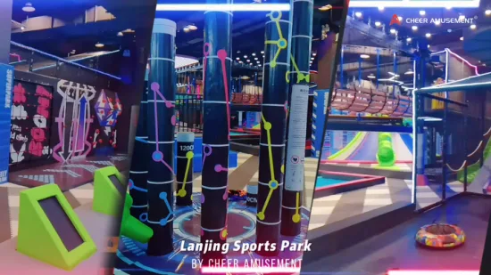 Parco giochi dinamico di 2.500 m², soluzioni rivoluzionarie di parchi giochi al coperto su misura di Cheer Amusement